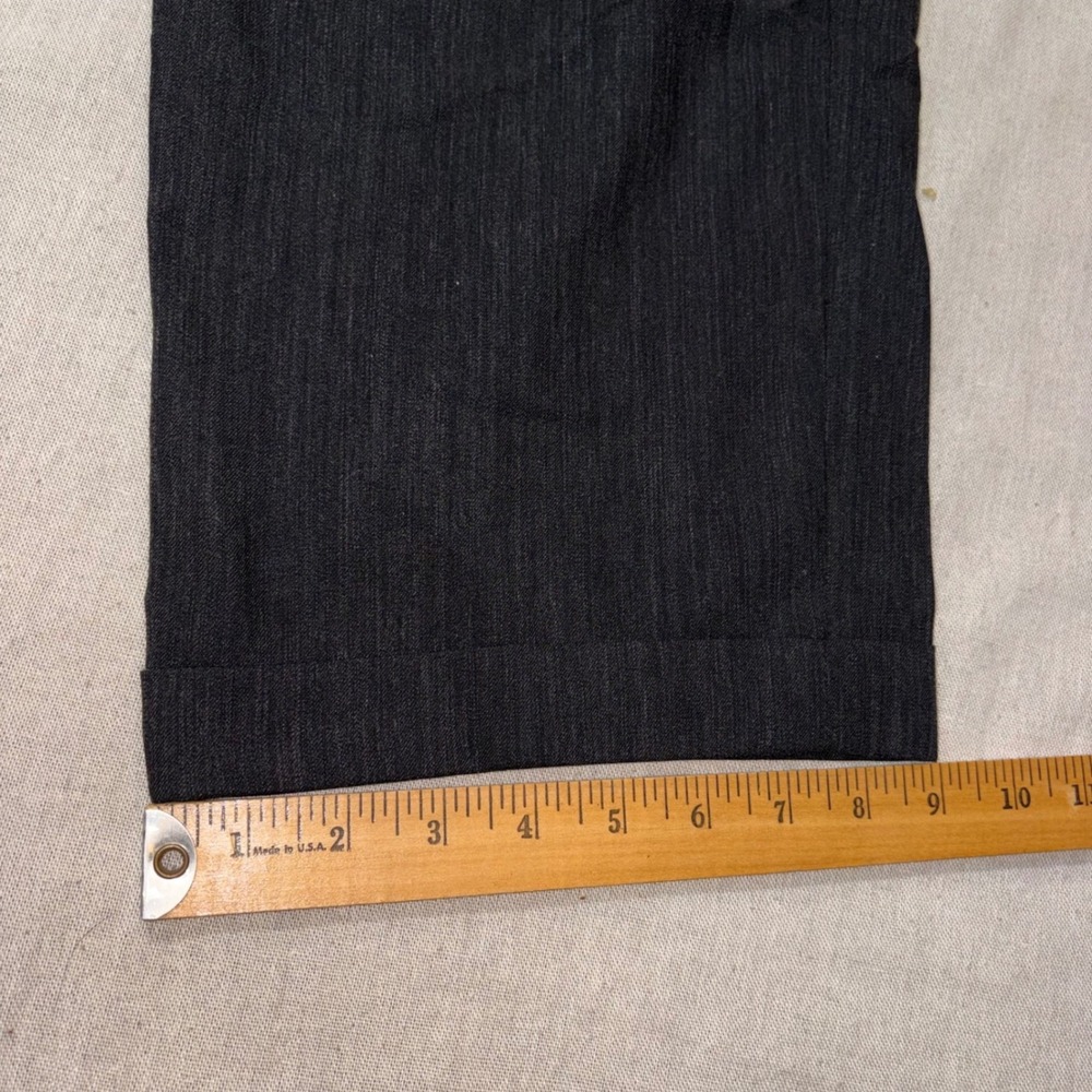 Valentino Uomo Charcoal Grey Wool Pleated Trousers Bergdorf Goodman Mens 32x28.5 - Picture 7 of 9